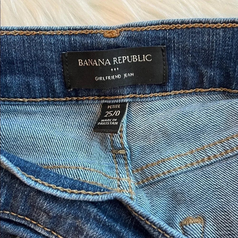 Banana Republic Girlfriend Jeans Petite 25/0